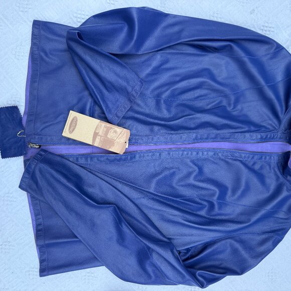 Overland Nicky Reversible Goatskin Suede Leather Jacket Sz Large NWT - Picture 9 of 13